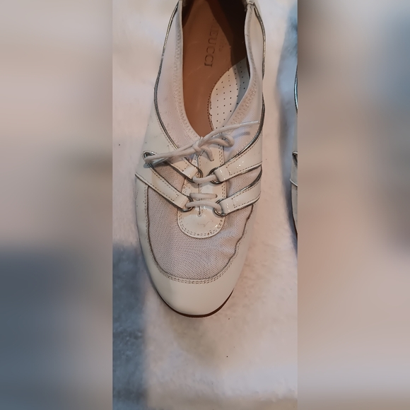 Sesto Meucci White Flats Size 10 - Picture 2 of 7